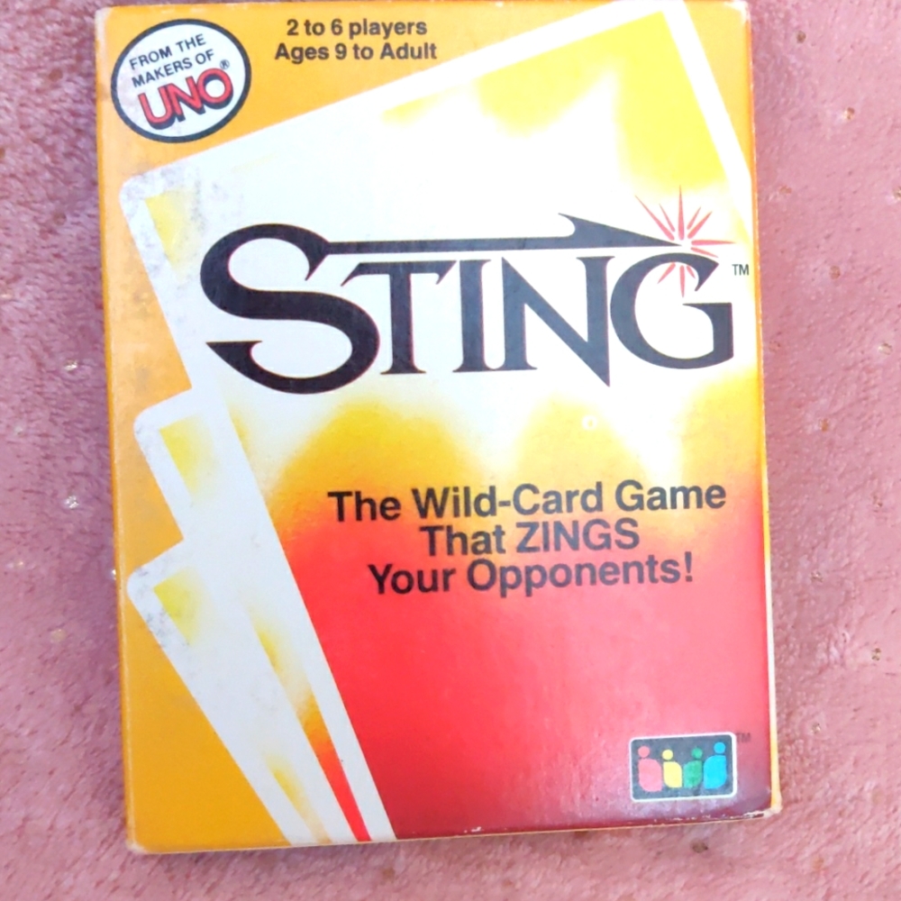 1984 Sting the wild card game that zings you opponents!